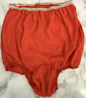 1950's Women's Sheer Red Nylon Granny Panty Underwear Size 4 NEW NO TAG Vintage
