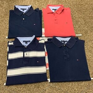 Lot 4 Tommy Hilfiger Mens Short Sleeve Polo Shirts 2XL XXL - 4 Polos / 1 Price