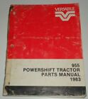 Versatile 955 Powershift Tractor Parts Catalog Manual Book Original! 1983 74749