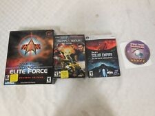 Lot of 3 PC Games: Solar Empire, Darl Star One, Star Trek Voyager Elite Force