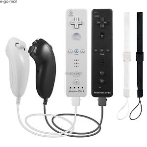 Built-in Motion Plus Wii Remote and Nunchuck Controller for Nintendo Wii Wii U