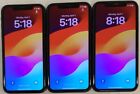 LOT OF THREE TESTED USED GSM UNLOCKED iPhone XR, 64GB A1984 MT3K2LL/A PHONES