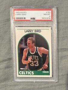 1989 Hoops Larry Bird PSA 8
