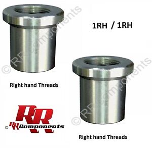 (2RH) 1-1/4 Threaded Tube Adapter fits 1-1/2 ID Hole, Rod Ends, Heim Joints