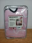 Hello Kitty Microfiber Twin Comforter 64in X 86in PINK
