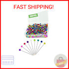 600PCS Sewing Pins Straight Pin for Fabric, Pearlized Ball Head Quilting Pins Lo