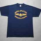 Vintage 1994 Naval Aviation Pensacola Florida T-Shirt Men's Size XL Blue