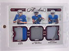 2022 Panini Flawless Triple Patch 05/15 Goff, St Brown, Williams - Detroit Lions