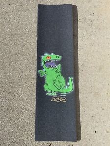 Mob Skateboard Graphic Grip Tape The Rugrats Reptar Dinosaur Cartoon Painted Art
