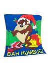 Warner Bros Looney Tunes Tasmanian Devil TAZ Bah Humbug 90s Christmas Flag 42x28
