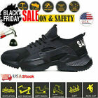 Mens Safety Shoes Steel Toe Indestructible Sneakers Work Waterproof Boots-