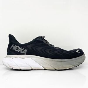 Hoka One One Mens Arahi 6 1123194 BWHT Black Running Shoes Sneakers Size 10.5 D