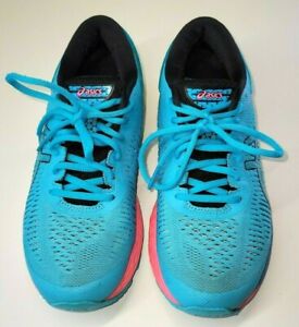 ASICS Women's Running Shoes Size 8 GEL-Kayano 25 FlyteFoam-  Blue Pink