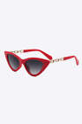 Chain Detail Cat-Eye Sunglasses Vintage Y2K