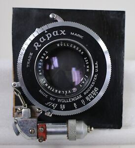 Wollensak 135mm f/4.7 Raptar Lens w/ Wollensak Rapax Synchromatic Shutter Tested