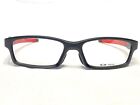 NEW Oakley Crosslink OX8029-0856 Mens Satin Black & Red Eyeglasses Frames 56/17
