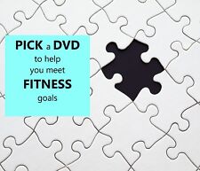 FITNESS DVD MOVIES! Pick & Choose Your Favorite Workouts. DVDs only NO Equipment