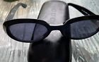Gucci Vintage Sunglasses Women Black, Oval, GG 2419/N/S, 135 Made in Italy