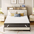 3, 4 inch Gel Memory Foam Infused Mattress Topper with Washable Fabric Cover