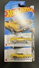 Lot of 2- 2024 Hot Wheels - Kroger Exclusive - '70 Plymouth Barracuda - Yellow