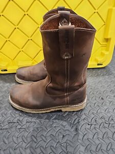 Iron Age Mens Brown Work & Safety Boots Size 11.5 (Wide) (7624318)