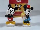 Disney Treasure Craft Mickey and Minnie Mouse Salt and Pepper Shakers NIB