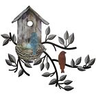 New Listingbirds wall decor metal tree with birdhouse wall art hanging outdoor wall brown