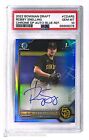 2022 Bowman Draft Chrome Blue Refractor Auto /150 Robby Snelling Padres PSA 10