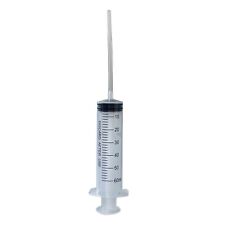 5pcs 60ml All-plastic Syringe with Tube for Maintenance Solution