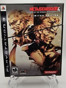 Metal Gear Solid 4: Guns of The Patriots Limited Edition with Box, 2-case set