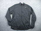 Nike Jacket Adult L Black Long Sleeve Full Zip Element Shield Thermal Lined Mens