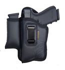 Laser/Light IWB Houston Eco Leather Holster with Magazine Pouch - Choose Model
