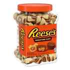 REESE'S Miniatures Milk Chocolate Peanut Butter Cups Bulk Candy Canister 38 oz