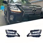 For Lexus LX570 2013-2015 Dark Headlights Dynamic W/LED Signal Low/High Beam Kit