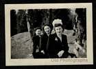 New Listing3 WOMEN SITTING IN THE WOODS 1 LOOKING AWAY OLD/VINTAGE PHOTO SNAPSHOT- M288