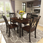 New Listing5-Piece Dining Table Set Home Kitchen Table and Chairs Wood Dining Set Mid-Centu