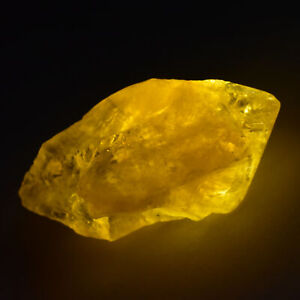 Natural Sapphire Yellow Huge Size 100.30 Ct CERTIFIED Uncut Rough Gemstone