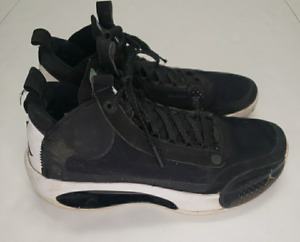 Jordan 34 Eclipse 2019 AR3240-001 Size 8.5 Black/White Nike Basketball XXXIV