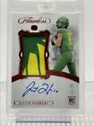 JUSTIN HERBERT 2020 FLAWLESS ROOKIE PATCH RPA RUBY RC AUTO /20 Q1663