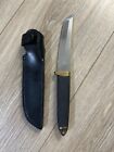 Japanese Fixed Blade Tanto Knife with Sheath Sharp Blade