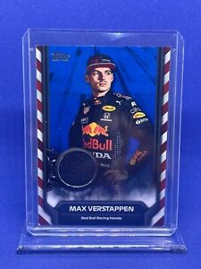 MAX VERSTAPPEN 2021 TOPPS F1 RELICS BLUE /99