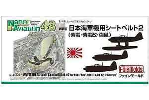 Plastic Model 1/48 Japanese Navy Aircraft Seat Belt 2 Shiden Kai Strong Wind Nan