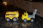 LOT OF 2 Cars Truck and School Bus - Developmental Toys for Toddlers -