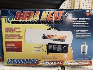 NEW 125K Port LP Heater Dura Heat Propane Forced Air Heater Garage Work Space