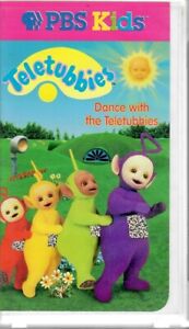 TELETUBBIES DANCE WITH THE TELETUBBIES VHS (PREVIEWED)
