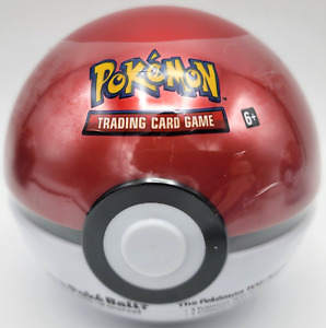 Pokemon TCG Poke Ball Tin w/ 3 Booster Packs & Coin Inside New Sealed