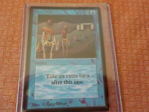 MAGIC the Gathering / TIME WALK deckmaster card