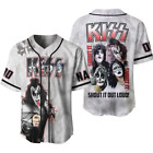 Kiss Band Baseball Jersey, Kiss Band Jersey Shirt, Kiss Band Tour Jersey