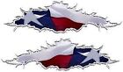 Texas flag ripped motorcycle go kart race car truck semi vinyl graphic decal