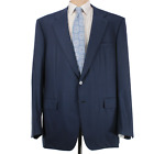 Stefano Ricci NWOT 100% Wool Suit Size 64L US 54L in Blues w/ Iridescent Stripes